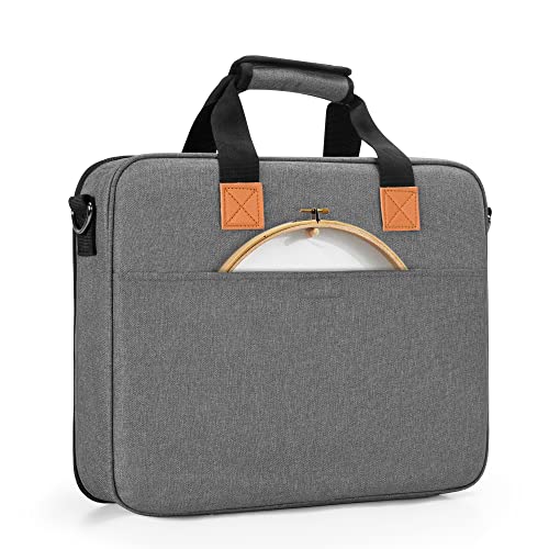 LUXJA Embroidery Project Bag, Embroidery Kits Storage (Bag Only), Gray - color: Gray