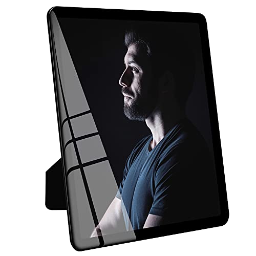 Bluesun 8x10 Picture Frame Black Standing can be Vertical and Horizontal - Real Glass Frames, Cool 8×10 Photo Frame, Wall Frames Gifts for Men Boyfriend Dad Boss and Loved Ones(8x10, Black) - color: Black, size: 8x10 （1 Pcs）