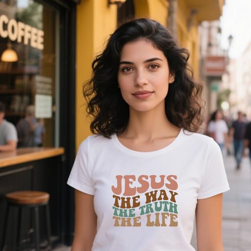 Rngmsi Dtf Transfers Ready to Press - 28 Pcs Bible Verse Christian Iron on Patches for T-Shirts, Cross Religious Iron on Stickers Heat Transfer Vinyl Decals for DIY Fabric Clothes Decor - style: Christian Bible Verse