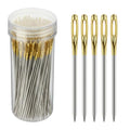 100pcs Cross Stitch Needles Hand-Stitched Embroidery, Embroidery Hand Needles Sewing Needles for Cross Stitching - Size 24