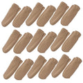 Gadpiparty 20 pcs Leather Finger Cots Sewing Finger Protectors for Needle Felting Knitting Hand Sewing and DIY Crafts Breathable Flexible Covers One Size