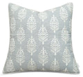 Floral Sprig Embroidered 20x20 Throw Pillow Cover, Robins Egg - color: Robins Egg-chandni, size: 20" x 20" (Pack of 1)