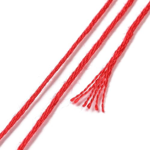 12 Skeins Christmas Color Cross Stitch Threads 0.5mm Embroidery Floss 6 Ply Polyester Friendship Bracelets Floss Crafts Floss 12 Color 8.75 Yards(8m)/Skein - color: 12 Skeins, Christmas Color
