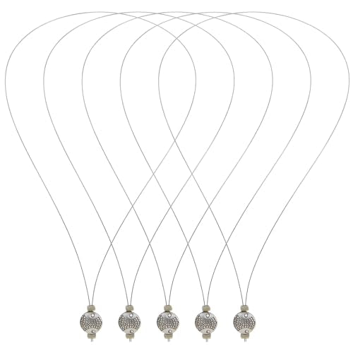 10pcs Rings Loop Threader Hair Extensions Pulling Tool Hair Extension Loop Needle Pulling Hook Tool 21cm Round Shape for Hair and Feather Extensions, Silver - size: Round Shape