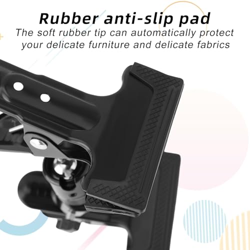 Embroidery Hoop Stand, Embroidery Hoop Holder Clip 360°Rotated Adjustable Table Clamp Cross Stitch Stand Clip Hands-Free Needlepoint Support for Needlework Handicrafts Supplies