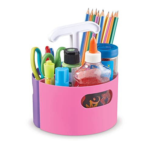 Learning Resources Create-a-Space Storage Mini Center, Pink