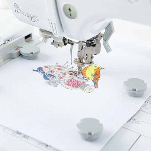 Sew Tech Magnetic Embroidery Hoop for Brother, 4x6.75in 100x170 Round SA434 - size: 5" x 7" - SA434M