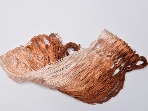 100% Mulberry Silk Embroidery Thread 9 Colors 22m Each (60) - color: 60