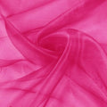 VACVELT Hot Pink Sheer Organza Fabric by The Yard 60" Wide (2 Yards) - color: Hot Pink, size: 2 Yards