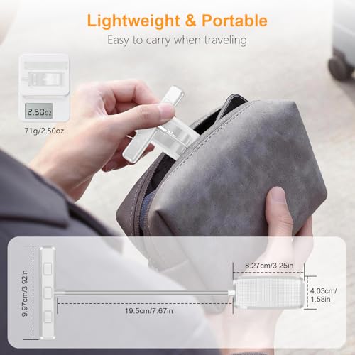 Gritin 19 LED Rechargeable Book Light for Reading in Bed - color: White