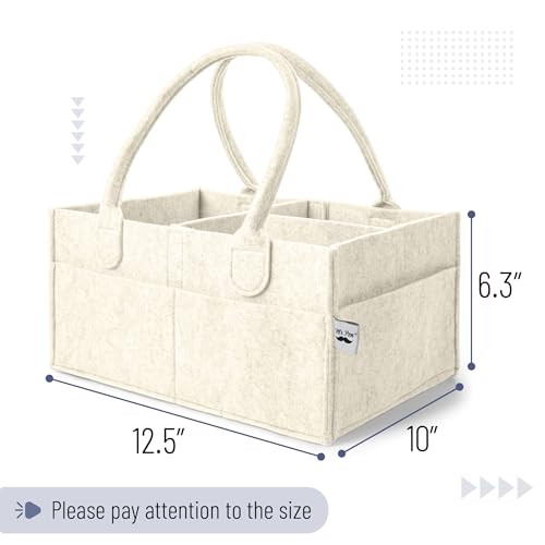 Mr. Pen- Baby Diaper Caddy Organizer, Beige, Medium - color: Beige, size: 1 Pack, Regular