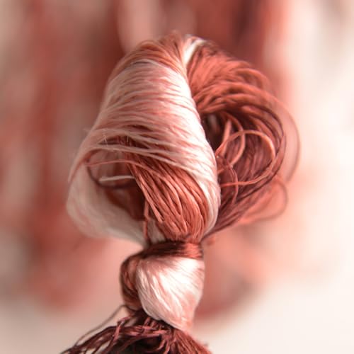 100% Mulberry Silk Embroidery Thread 10 Colors 110m Each (24) - color: 24
