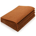 10 Pcs Brown Felt Sheets, 8" X 12" Soft Felt Sheets for Crafts, Felts Sheet for Crafts Sewing Quilting Project Patchwork
