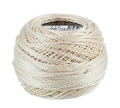 DMC Pearl Cotton Thread Ball - Cream (712) - Size 8