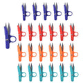 UCEC 24Pc Thread Snips Sewing Scissors Small Fabric Scissors Thread Cutter - color: 24pack 4color
