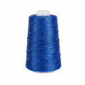 Metallic Crochet Thread, 80g Lurex Yarn for Charms(Dark Blue) - color: Dark Blue