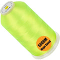 New brothread 5000M Huge Spool Embroidery Machine Thread - Neon Green - color: Neon Green-2324
