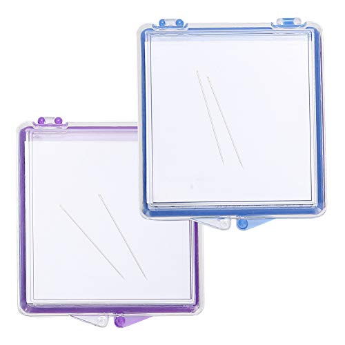 Sewing Pins Magnetic Holder,Sewing pin Holder minder Cushion Cross Stitch Storage Organizer Embroidery Keeper,Sewing Notions & Supplies 2PCs Magnetic Sewing Pincushion Pin Storage Case