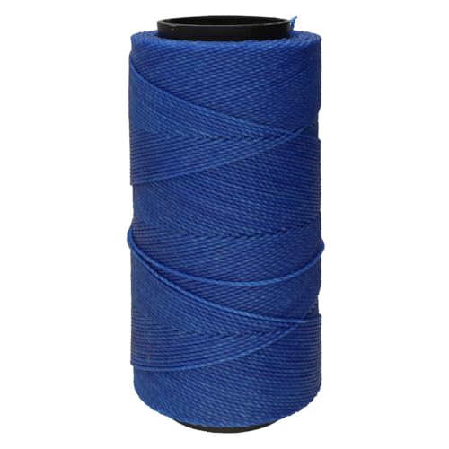 The Beadsmith Knot It Waxed Polyester Cord – Blue Color – 0.7mm Diameter – Light Wax, 144 Meters (472 Feet) Per Spool – Make Jewelry, Macrame, Friendship Bracelets and DIY Crafts - color: Blue