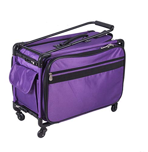 Tutto Machine On Wheels - color: Purple W/Yellow Dahlias, size: 22-Inch