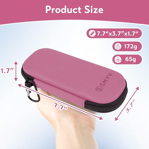 SMYV Insulin Cooler Travel Case with 2 TSA Approved Ice Packs, Pink - color: Eva Pink