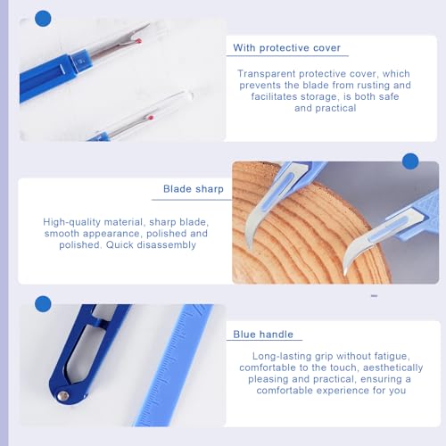 Poexuzi 5 PCS Sewing Kits Removing Threads Tools for Sewing Crafting Thread