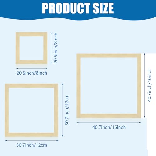 12 Pack Needlepoint Stretcher Bars for Needlework Canvas Stretcher Bars