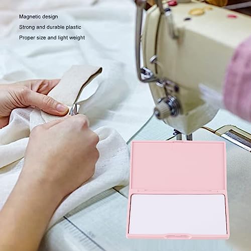Kodrily Magnetic Needle Case, 4.4x2.7in Hand Sewing Needle Holder Sewing, Rectangle Magnetic Needle Storage Case Portable for Embroidery DIY