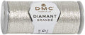 DMC Diamant Grande Metallic Thread 21.8yd - Light Silver