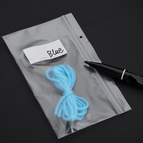 Floss Organizer Bags with 2 Inch Loose Leaf Binder Ring Clips for Index Cards, Embroidery Floss Storage Book Metal Rings for Thread Flash Cards(100 Pcs)