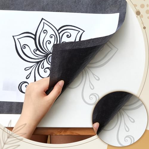Dinifee 5 Sheets Large Carbon Paper for Tracing 20.3 x 36 Inch, Black - size: 20.3 x 36 Inch