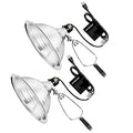 VIVOSUN 2 Pack Clamp Lamp Light with Detachable 8.5 Inch Aluminum Reflector - size: 8.5 Inch-2 Pack