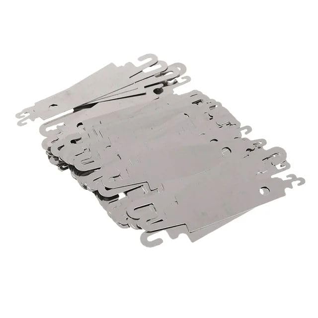 20pcs Silver Metal Large Eye Needle Threaders Embroidery for Cross Stitch Threading Too Embroidery Cross Stitch Sewing Tools Crafts and Sewing