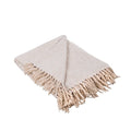DII Diamond Throw Collection Cotton Woven, 50x60, White - color: White