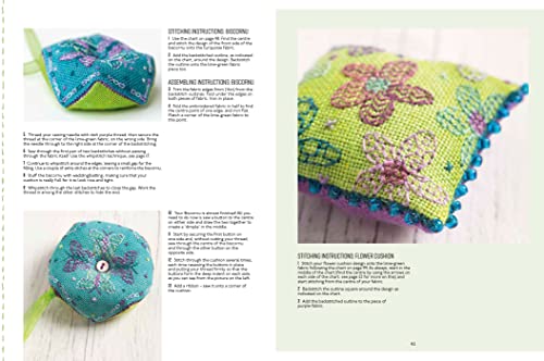 Blackwork Embroidery in Colour: A colourful modern twist on a traditional technique