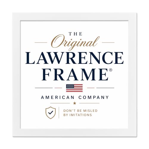 Lawrence Frames 755888 White Wood 8x8 Picture Frame - Gallery Collection - color: White, size: 8x8