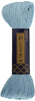 Yokota Sashiko Thread Thin 170 Meters (Japan Import) (Light Blue) - color: Light Blue, style: Single Item