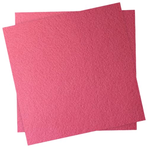12" x 12" Felt Fabric Sheets for Crafts, Squares Felt Paper (Light Pink) - color: Baby Pink