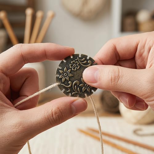 4 Pcs Pendant Thread Cutters for Knitting, Crochet, Sewing & Embroidery