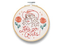 FUNATIC Let's Go Girls Cool and Fun Embroidery Kit for Adults - color: Let's Go Girls