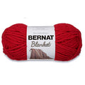 Bernat Blanket Super Bulky Yarn, 5.3oz, Guage 6 Super Bulky, Cranberry - color: Cranberry, size: Small Ball