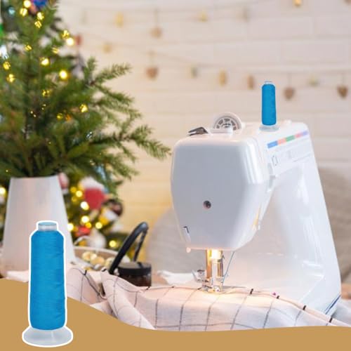 42S/2 Wool Embroidery Thread 1500m Wool & Acrylic Fibers Embroidery Floss Hand Sewing Thread Sewing Machine Kit Needlepoint Thread for Sewing DIY Craft Cross Stitch Threads (Blue) - color: Royal Blue