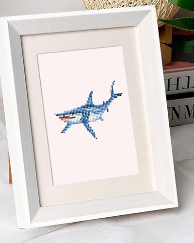 PeakLuv Small Diamond Art Kits Fishes Mini Diamond Painting Kits for Adults - color: Sea Animals