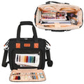 CROTIRAD Embroidery Bag Organizer for Cross Stitch Kits with Shoulder Strap - color: Black