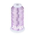 Simthread 2700 Yards Metallic Embroidery Machine Thread - Pastel Violet MS-024, 40wt High-Sheen King Spool, Smooth Running & Break Resistant for Commercial & Home Embroidery Machines - color: Pastel Violet MS-024