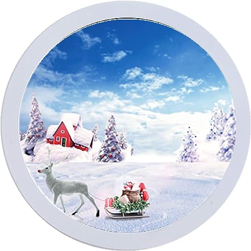 Round Photo Frame Wooden Wall Hanging Picture Frames for Home Office Wall Decor (White, 12 inch) - color: White, size: 12 inch
