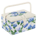 Hobby Gift Medium Sewing Box Organiser - color: Blue Hydrangea