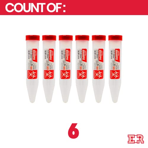 Ever Ready First Aid Porta Sharps Transportable Sharps Container with Locking Mechanism - 6 Count - size: 6 Count