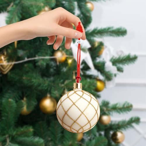 24Pcs Anchor, Christmas Ornament Hangers with Red & Green Design, Reusable Silicone Hooks for Securely Hanging Ornaments on Tree, Gift for Christmas Decorations