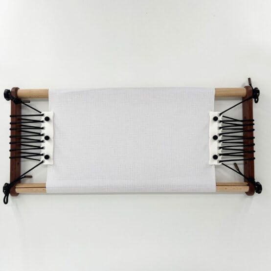 Stitch Side Tension Set for Canvas Stretching - Adjustable Embroidery Frame System with Scroll Rods, Perfect for Cross Stitch and Needlework Projects - Frame Canvas Tension W-Stands